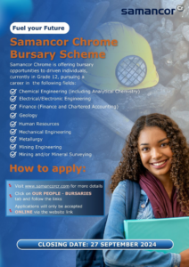 Samancor Chrome Bursary Scheme